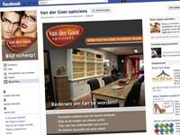 De Facebook pagina voor van der Goot Opticiens uit Nijkerk